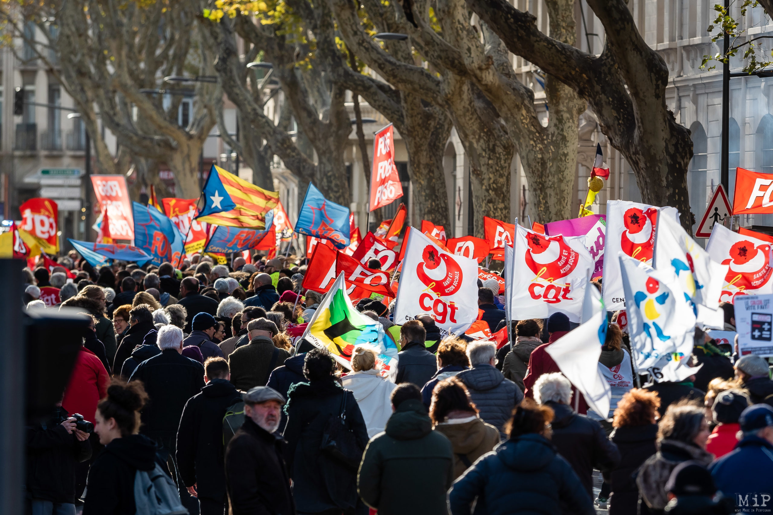 Manifestation grève Retraites 10 décembre syndicats réforme