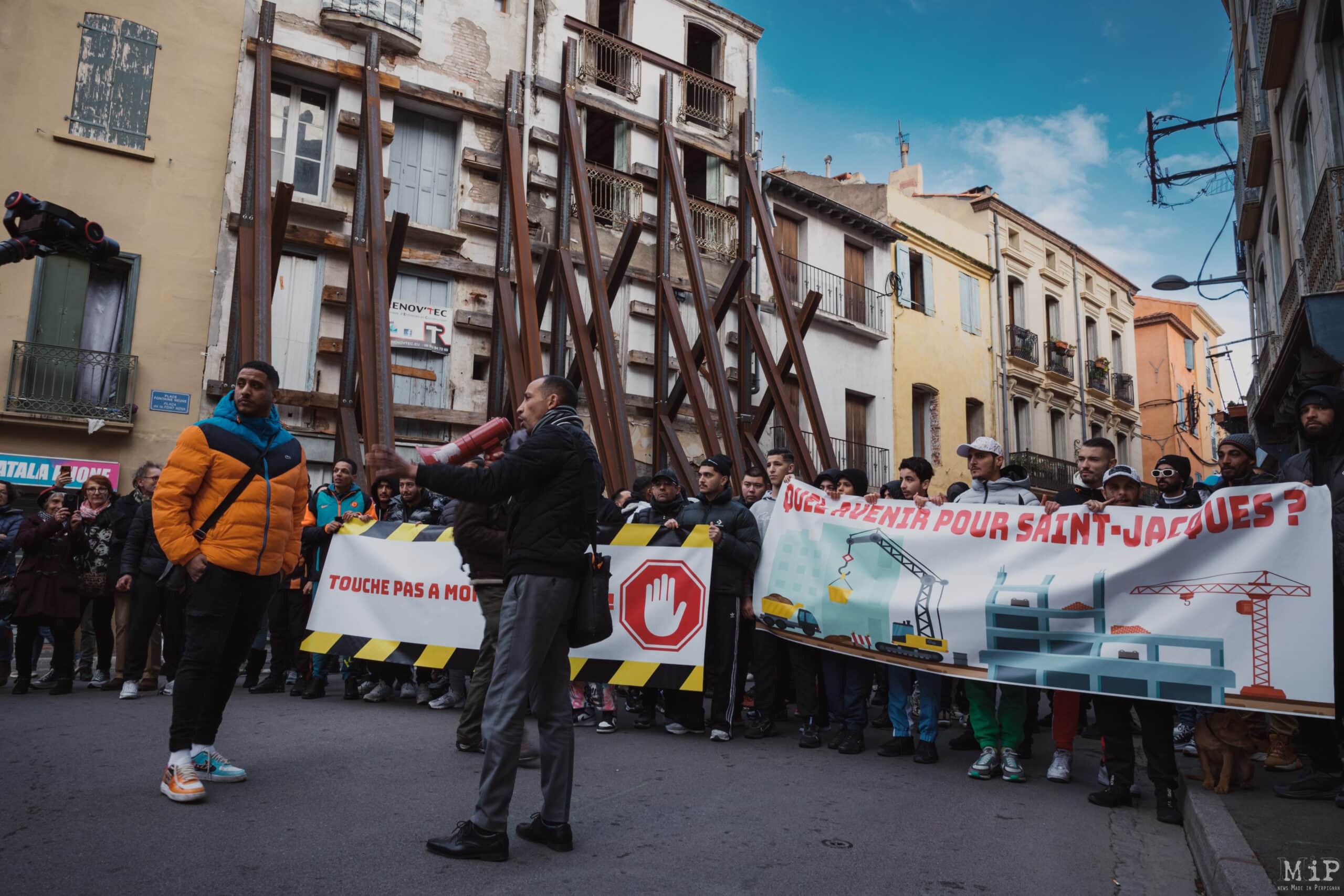 Les habitants de Saint-Jacques manifestent leur colère à Perpignan