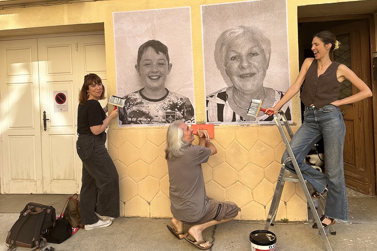 Des visages géants à d’Amélie-les-Bains pour faire vivre solidarité et mémoire collective